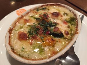 vegan lasagna at T's Restaurant in Tokyo