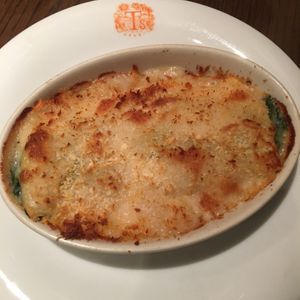 Vegan lasagna  at T's Restaurant in Tokyo