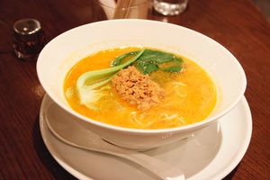 Vegan tantan noodles at T's Restaurant in Tokyo