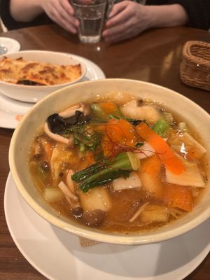   at T's Restaurant in Tokyo