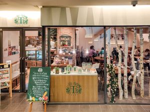 Outside of T's Restaurant at T's Restaurant in Tokyo