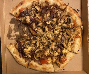   at Coral Vegan Pizza in Playa Del Carmen