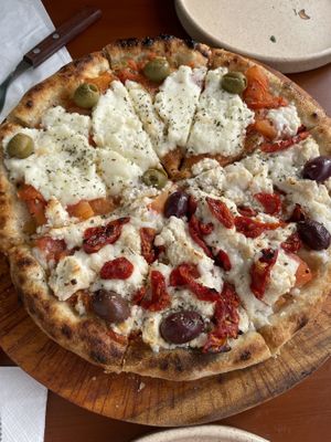   at Coral Vegan Pizza in Playa Del Carmen