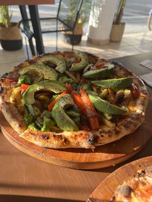   at Coral Vegan Pizza in Playa Del Carmen