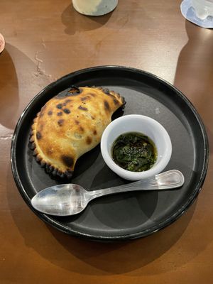 Empanada  at Coral Vegan Pizza in Playa Del Carmen