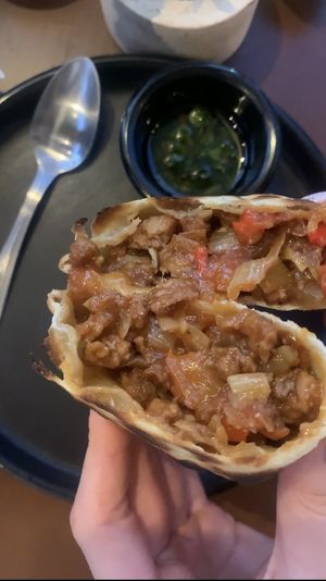   at Coral Vegan Pizza in Playa Del Carmen