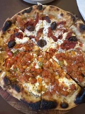   at Coral Vegan Pizza in Playa Del Carmen