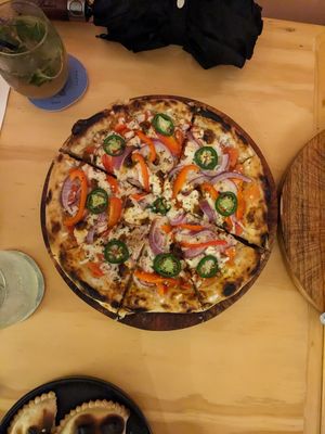  at Coral Vegan Pizza in Playa Del Carmen