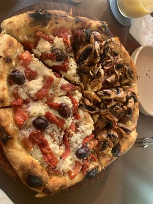   at Coral Vegan Pizza in Playa Del Carmen