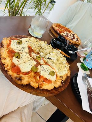   at Coral Vegan Pizza in Playa Del Carmen