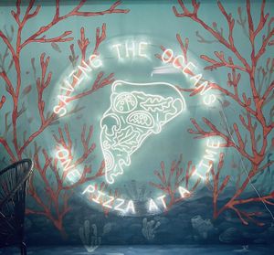   at Coral Vegan Pizza in Playa Del Carmen