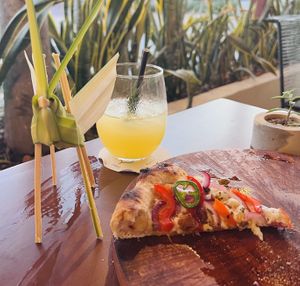   at Coral Vegan Pizza in Playa Del Carmen