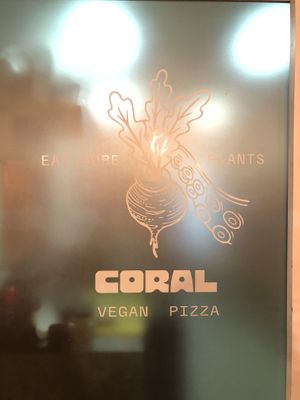   at Coral Vegan Pizza in Playa Del Carmen