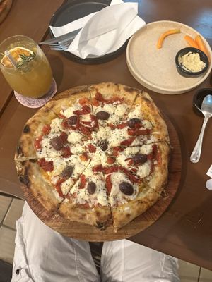 Best vegan pizza in Playa del Carmen  at Coral Vegan Pizza in Playa Del Carmen