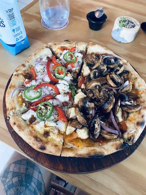   at Coral Vegan Pizza in Playa Del Carmen