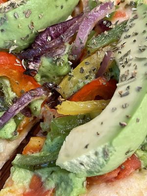   at Coral Vegan Pizza in Playa Del Carmen