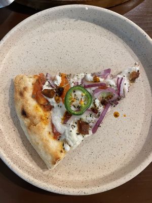   at Coral Vegan Pizza in Playa Del Carmen