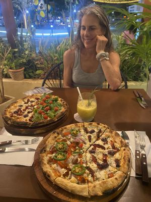   at Coral Vegan Pizza in Playa Del Carmen