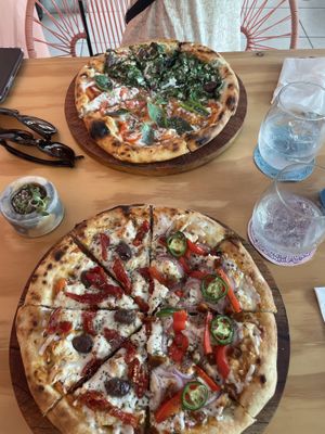   at Coral Vegan Pizza in Playa Del Carmen