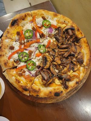 Pizza at Coral Vegan Pizza in Playa Del Carmen