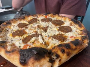   at Coral Vegan Pizza in Playa Del Carmen