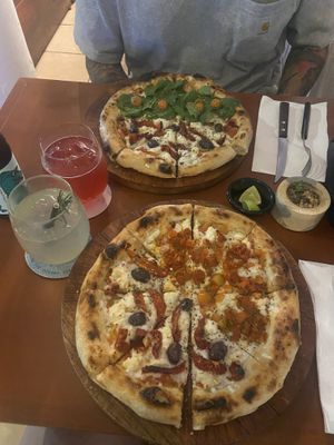   at Coral Vegan Pizza in Playa Del Carmen