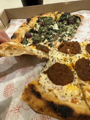   at Coral Vegan Pizza in Playa Del Carmen