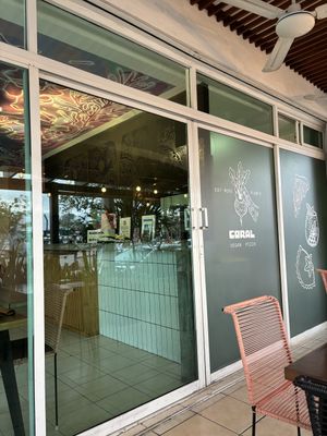   at Coral Vegan Pizza in Playa Del Carmen