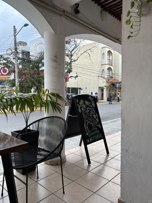   at Coral Vegan Pizza in Playa Del Carmen