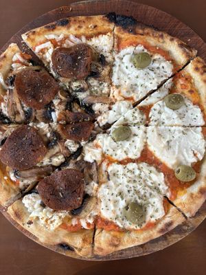   at Coral Vegan Pizza in Playa Del Carmen