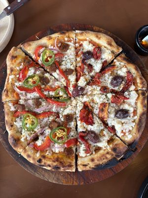   at Coral Vegan Pizza in Playa Del Carmen