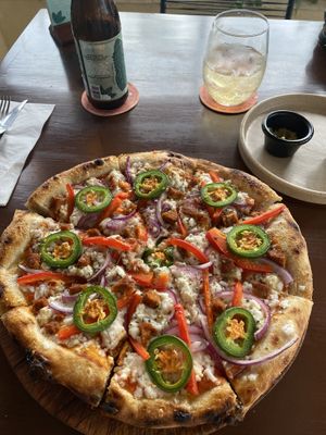   at Coral Vegan Pizza in Playa Del Carmen