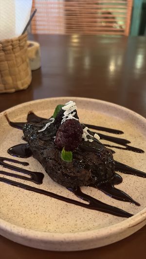 Brownie  at Coral Vegan Pizza in Playa Del Carmen