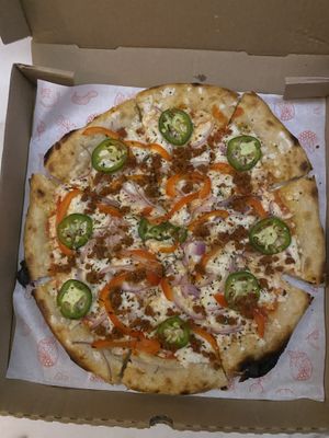 Mexa  at Coral Vegan Pizza in Playa Del Carmen