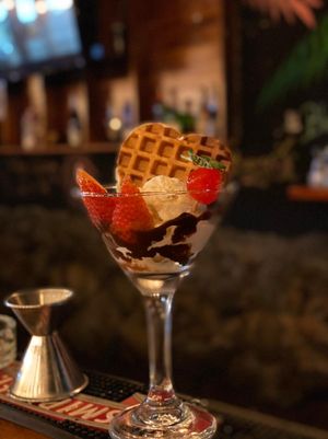 Waffles at Fraileana in Puerto Ayora