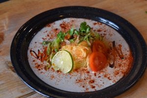 Dan dan mian 担担面 at Viriditas Cocina Vegana in Oaxaca