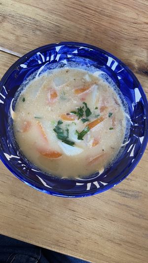 Sopa del día  at Viriditas Cocina Vegana in Oaxaca