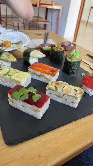 Sushi de nuevo   at Viriditas Cocina Vegana in Oaxaca