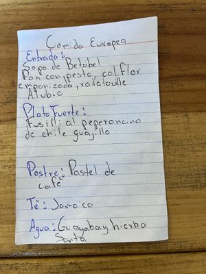   at Viriditas Cocina Vegana in Oaxaca