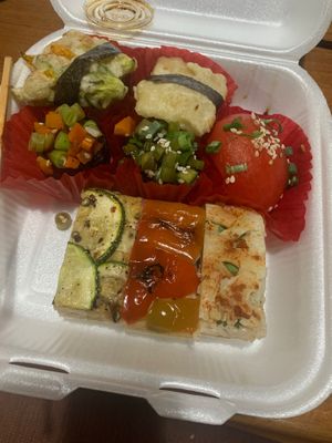 Solo sushi  at Viriditas Cocina Vegana in Oaxaca