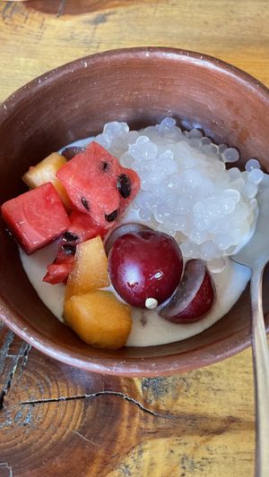   at Viriditas Cocina Vegana in Oaxaca