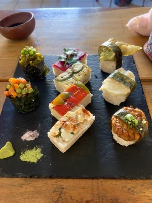 sushi ♥️  at Viriditas Cocina Vegana in Oaxaca