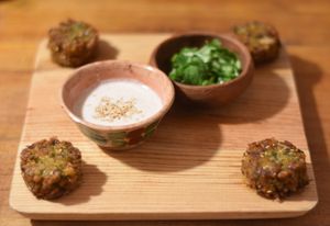 Falafel at Viriditas Cocina Vegana in Oaxaca