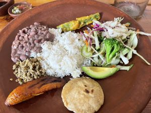   at Viriditas Cocina Vegana in Oaxaca