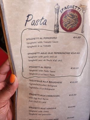 Top three pastas are vegan at Snack Bar Castello in Venice