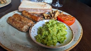 Vegan breakfast at The Spread Eagle in Blackburn