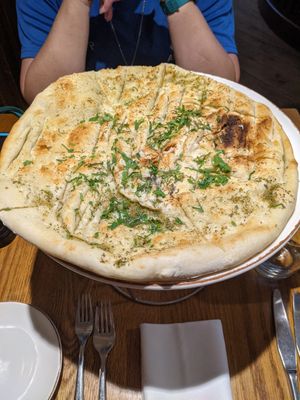Garlic & rosemary bread at Piccolino in Sheffield