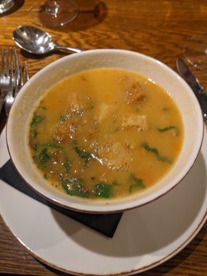 Vegan pasta e fagioli at Piccolino in Sheffield