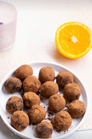 Orange truffles at Carpe Diem Co. in Yerevan