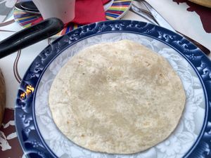 Vegan tortilla at La Tabernita Mexicana in Corfu